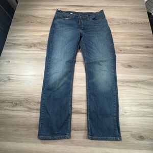 Levi Strauss Co 514 Mens Jeans W34 L30 Blue Straight Fit Denim Pants